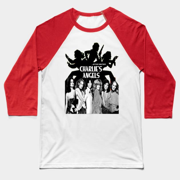 Charlies angels Baseball T-Shirt by fonchi76